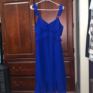 Royal blue dress